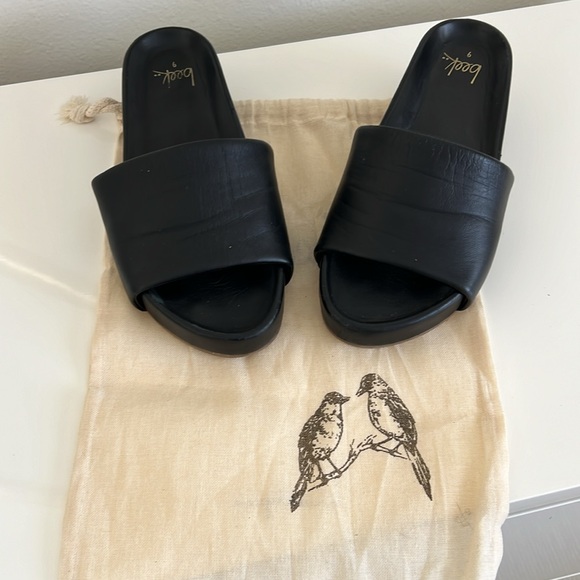 BEEK 🖤 Pelican sandal in black Sz 9 - Picture 4 of 13